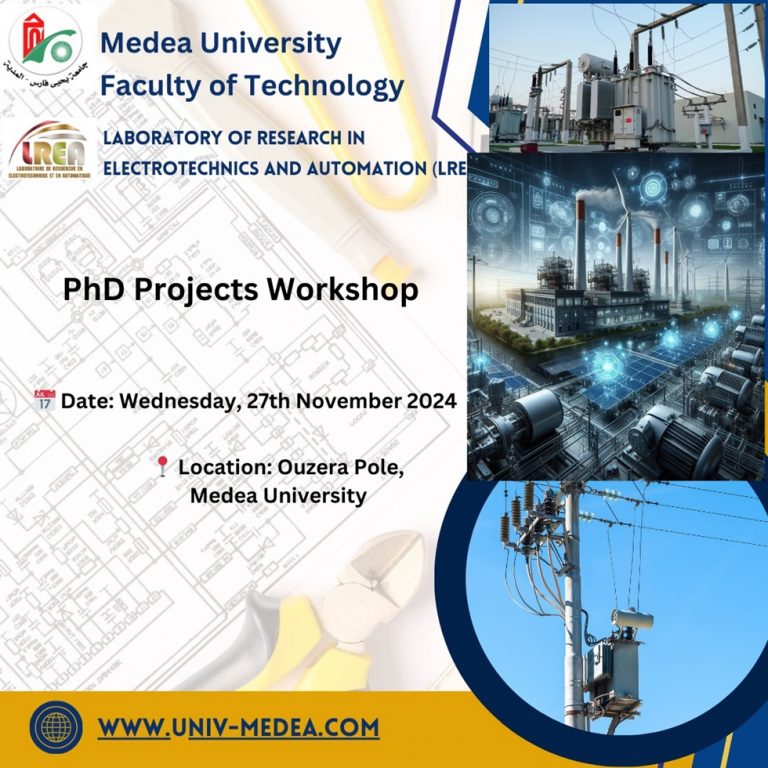 ورشة عمل مشاريع الدكتوراه (PhD projet workshop)